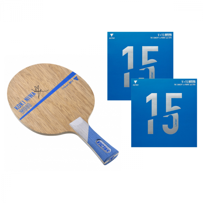 Victas Koki Niwa Wood + V15 Limber 2.0mm Racket